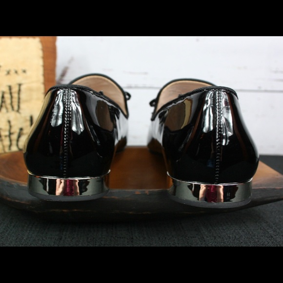 NWT- Zara black patent loafers! - Picture 5 of 6